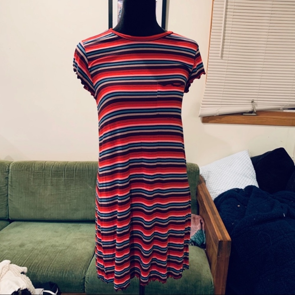 American Eagle Soft Striped Dress Casual